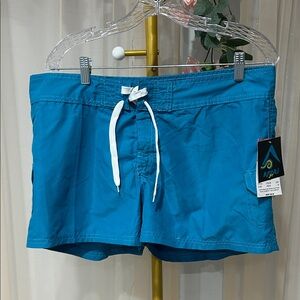 Kanu Surf Women's Teal Athletic Shorts
